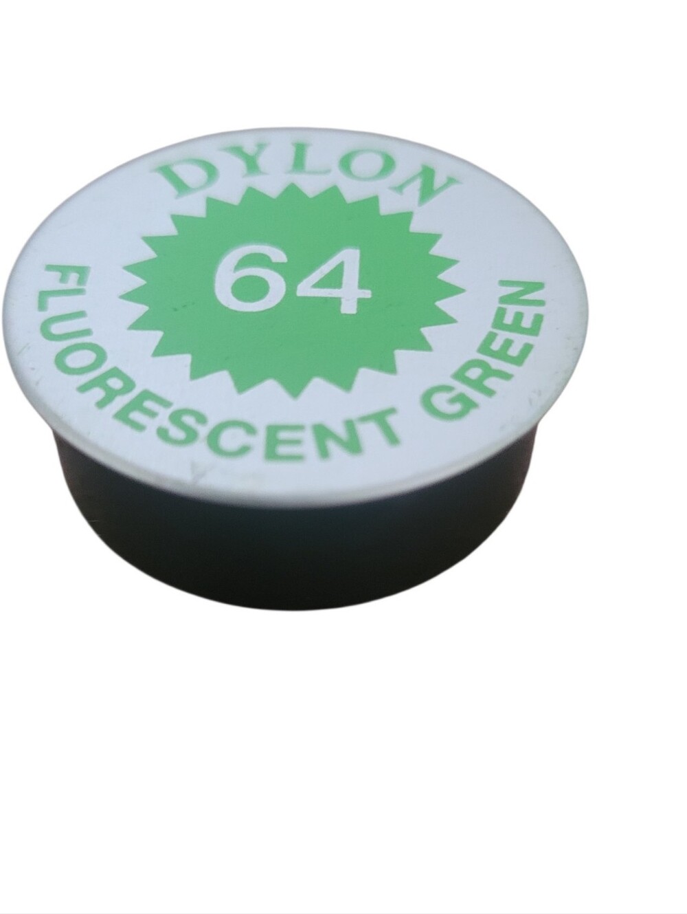 Vintage Dylon Fabric Dye Tin 64 Flourescent Green Legacy Collection